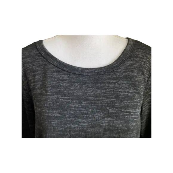 Forgotten Grace Brushed Hacci Pullover Tunic Top Sz medium in Dark Charcoal NWT - Picture 2 of 6